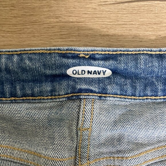 Women's Size 10 Old Navy High Waisted Jean Mini Skirt - Picture 2 of 7